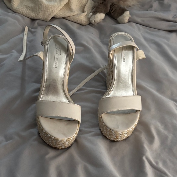 ASOS Cream Espadrille Sandals - Picture 1 of 3